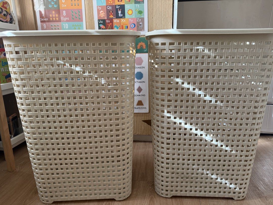 Laundry basket set of 2 (Category: Laundry Baskets) located in Marikina City. Submitted by mqplr (Listing ID 1466416523, Image 1). Description: Take both for 500 Pinaglagyan lang ng toys ng baby ko 😊.