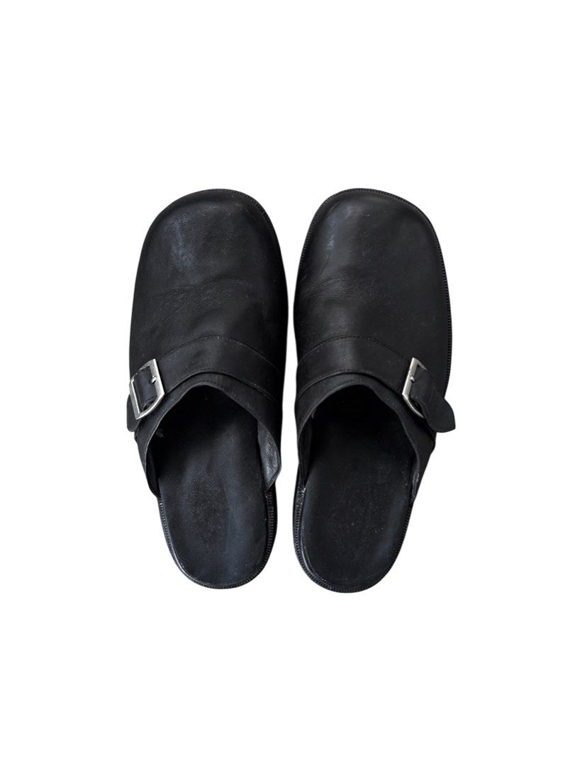 Leather Black Mule (Our Legacy Alt) (Category: Slippers & Slides) located in Subic. Submitted by kidfrom00s (Listing ID 1466389351, Image 1). Description: SIZE 8.5 US.