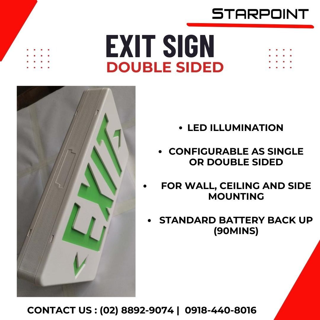 Led Exit Sign (Category: Lighting) located in Makati City. Submitted by one-shop.mkt (Listing ID 1466365280, Image 3). Description: 🚨 LED EMERGENCY EXIT SIGN – FOR SALE 🚨 Keep your workplace, commercial space, building, or establishment safe and clearly marked with a reliable LED Emergency Exit Sign. ✅ Bright and highly visible LED illumination ✅ Clearly indicates emergency exit routes ✅ Suitable for offices, stores, warehouses, schools, restau
