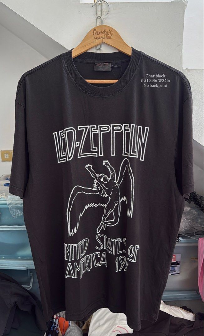 LED ZEPPELIN (Category: Tshirts & Polo Shirts ) located in Cavite. Submitted by handpickedshirts (Listing ID 1466381217, Image 1). Description: New, with hang tags Large on tag Approx L29in W24in laid flat No backprint.