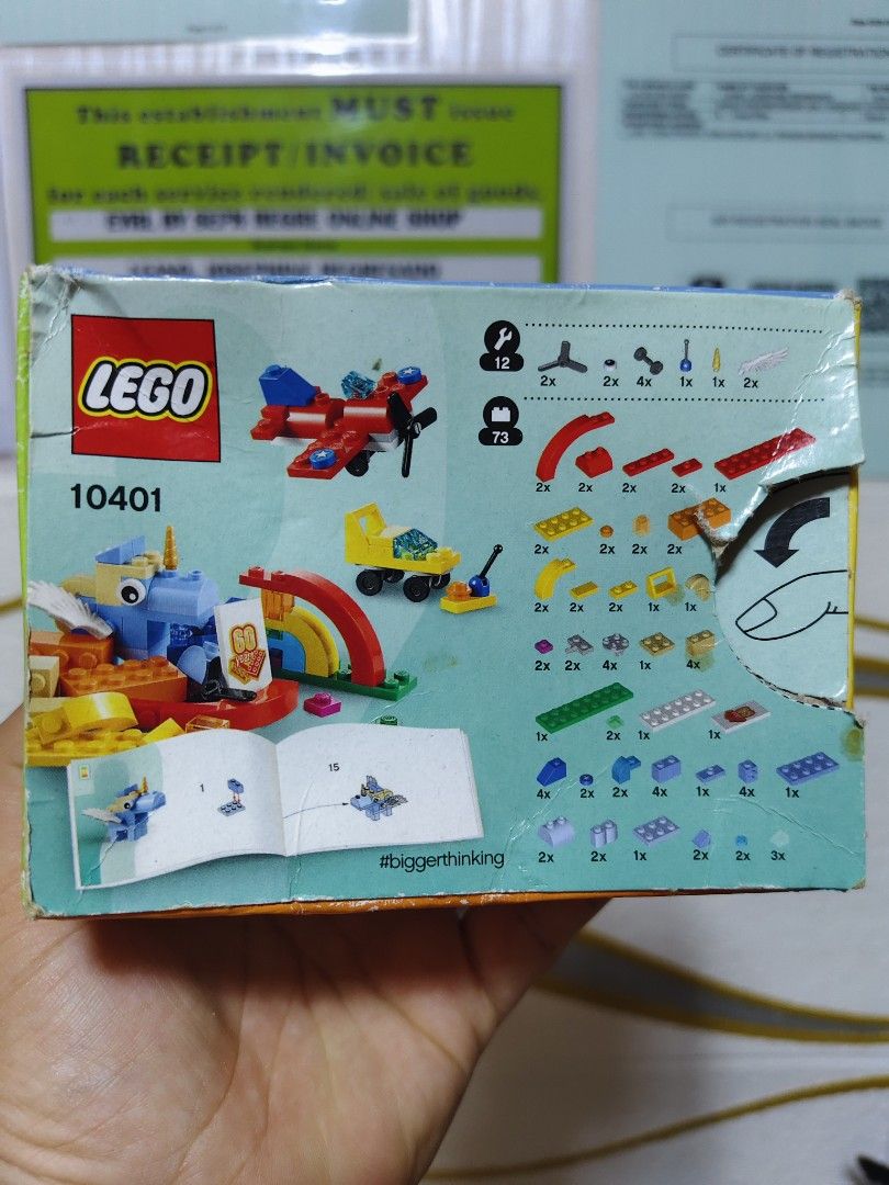 LEGO 10401 (Category: Lego & Building Sets) located in Baguio. Submitted by syakniseph1105 (Listing ID 1466404625, Image 2). Description: Lego 10401 complete sealed with minimal damage sa box nya pero goods pa din naman.