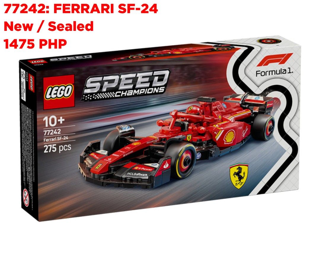 LEGO F1 SPEED CHAMPIONS (Category: Lego & Building Sets) located in Quezon City. Submitted by pupaj (Listing ID 1466488381, Image 2). Description: LOCATION: Batasan QC area SHIPPING: Via Grab / Lalamove / GoGo Xpress / LBC / ABest Express / J&T Buyer can suggest other shipping options upon negotiation Shipping fee c/o buyer MODE OF PAYMENT: Via BDO / GCash / Maya / Maribank / COD Item is cross-posted PM for inquiries.