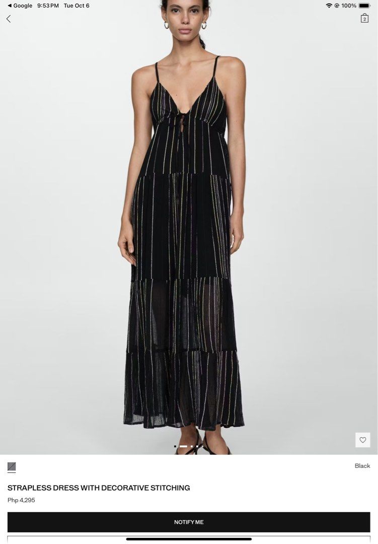 Lf this mango dress (Category: Dresses) located in Lucena. Submitted by bobaqueen (Listing ID 1466559507, Image 1). Description: Size xs or small.