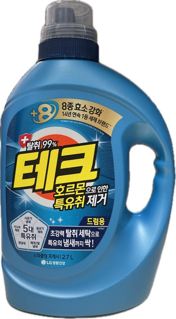 LG Tech Odor Eliminator Liquid Detergent (Category: Detergents) located in Quezon City. Submitted by theluxurycityph. (Listing ID 1466382510, Image 2). Description: 2.7 L Tech Odor Eliminator Liquid Detergent is specially designed to remove tough odors while delivering a deep clean for your laundry. Its advanced formula penetrates fabrics to eliminate lingering smells, leaving clothes fresh and comfortable. Ideal for activewear, pet bedding, and 