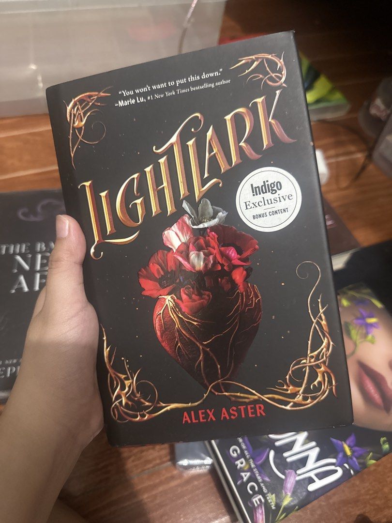 Lightlark by Alex Aster (Category: Storybooks) located in Caloocan City. Submitted by episol (Listing ID 1466396745, Image 1). Description: Has mild stains, only read once. Indigo exclusive RFS: not a fan, wont continue the rest of the series, decluterring .