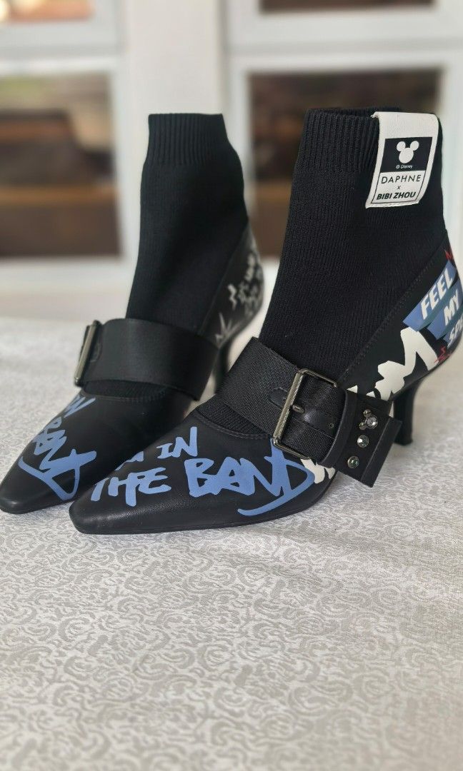 Like new Rockstar heel boots (Category: Boots) located in Tuguegarao City. Submitted by zenphoenix-7ad615 (Listing ID 1466364007, Image 2). Description: Fits size 37 Pretty Rockstar style heels.