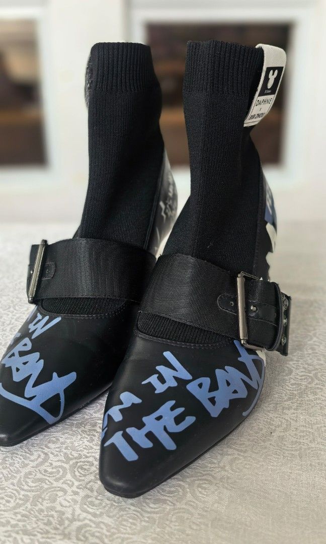 Like new Rockstar heel boots (Category: Boots) located in Tuguegarao City. Submitted by zenphoenix-7ad615 (Listing ID 1466364007, Image 3). Description: Fits size 37 Pretty Rockstar style heels.