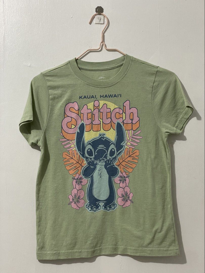 Lilo & Stitch Babytee (Category: Others Tops) located in Tuguegarao City. Submitted by ziggerryy (Listing ID 1466520252, Image 1). Description: No flaws. No holes. Med on tag but fits XS-S.