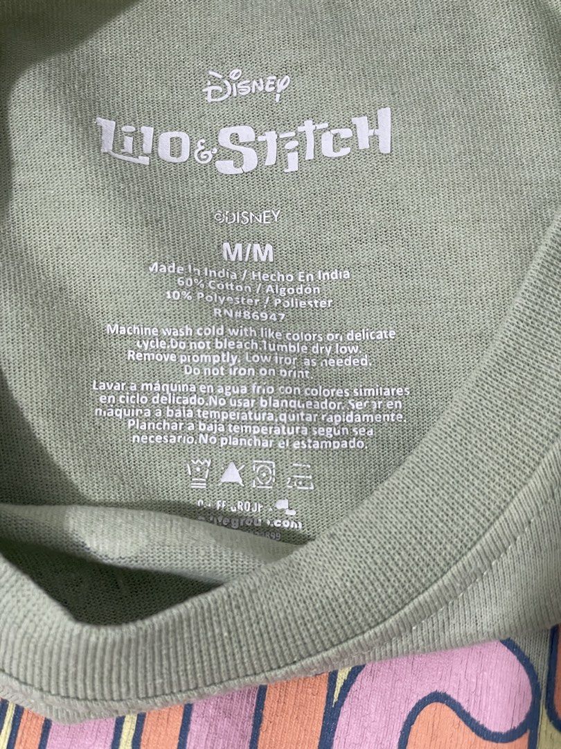 Lilo & Stitch Babytee (Category: Others Tops) located in Tuguegarao City. Submitted by ziggerryy (Listing ID 1466520252, Image 3). Description: No flaws. No holes. Med on tag but fits XS-S.