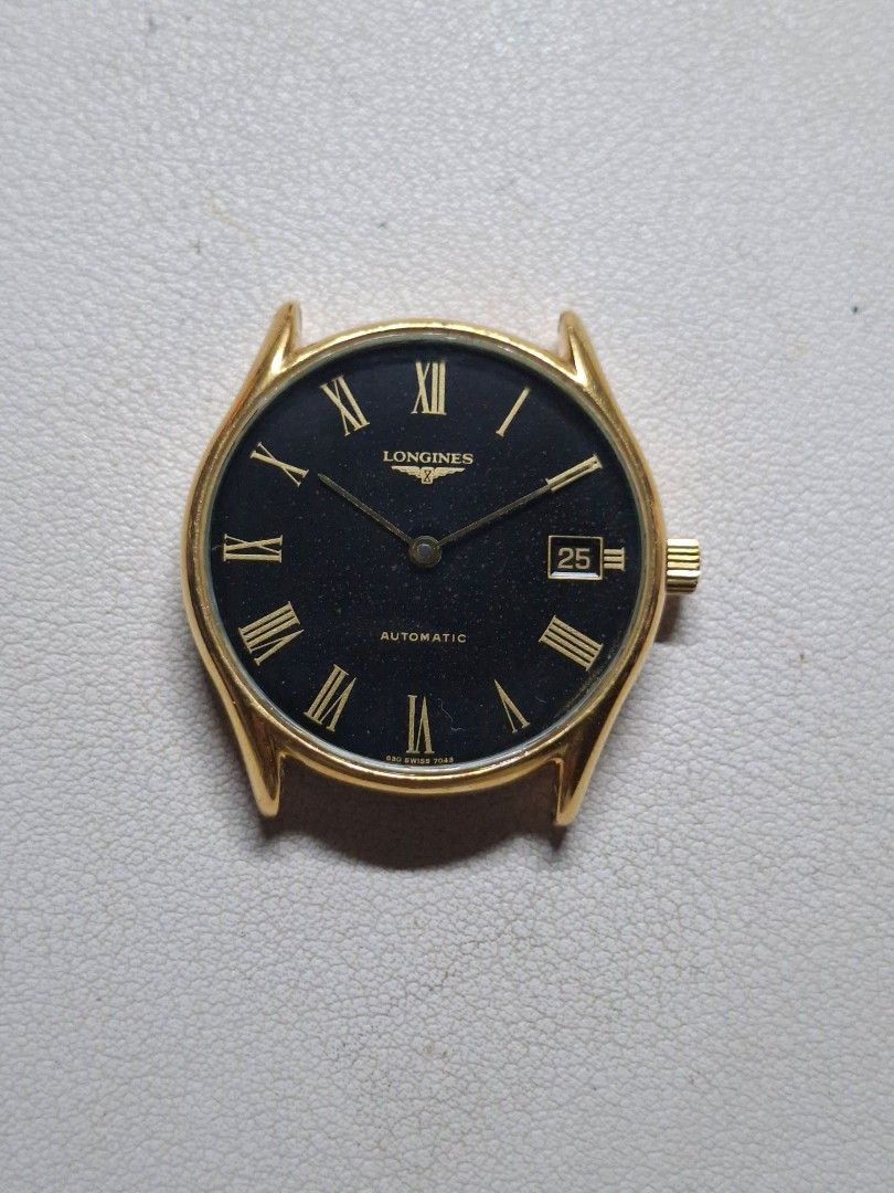 Longines Ultra Thin L629.1 Automatic (Category: Men's Watches) located in Iloilo. Submitted by KCY_Timepieces (Listing ID 1466395071, Image 1). Description: Model: Longines Material: Stainless steel Color: Black Bracelet: AM Leather with 10k gold plated buckle Case Size: 33mm Lug Width: 18mm Inclusions: Watch Only *********************************************** MOP: COD/COP, Bank Transfer, Gcash All deposits are non refundable and non transferabl