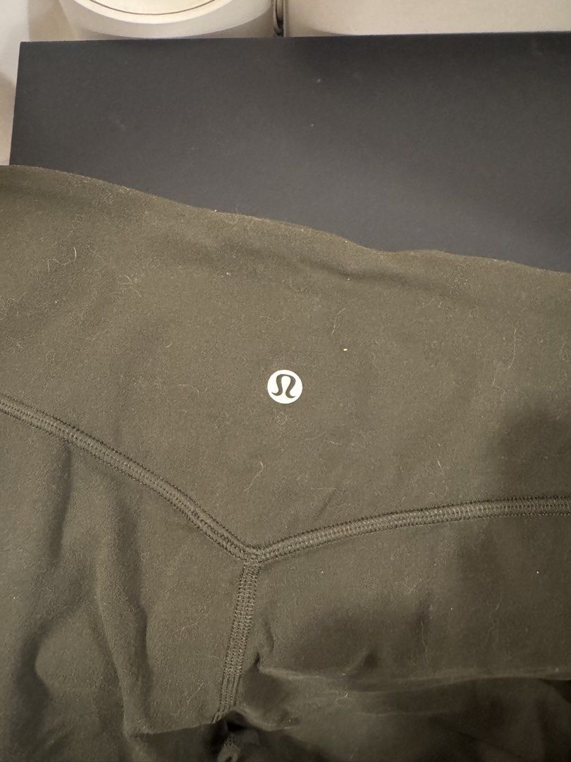 Lululemon Align Jogger Cropped Size 8 Dark Green (Category: Activewear) located in Quezon City. Submitted by charlieschamps (Listing ID 1466482357, Image 3). Description: RFS: No longer doing yoga and pilates Size 8 Minor piling in crotch area Inseam length is 23 inches Buttery fabric Payment via Gcash J&T shipping c/o buyer.