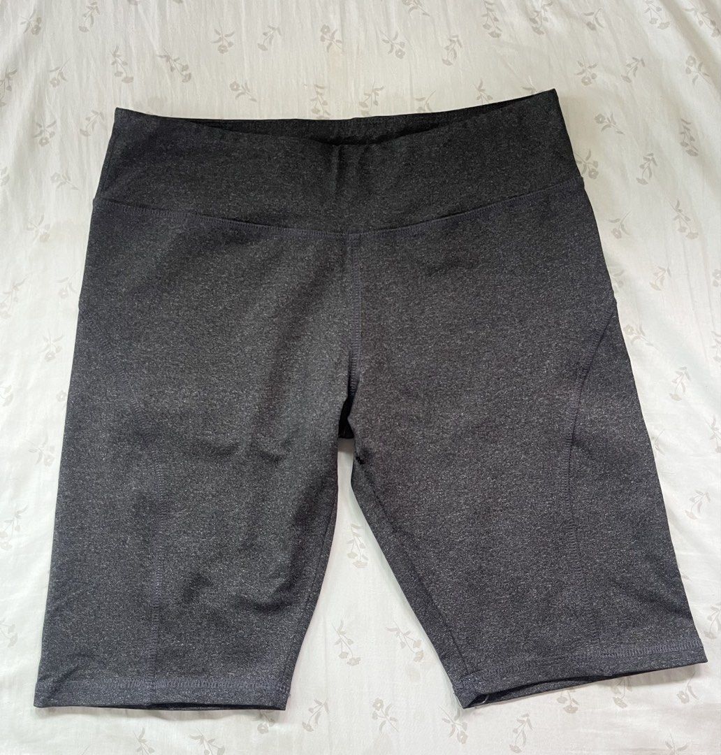Lululemon Athletica Grey Athletic Shorts Size 8 (Category: Shorts) located in Cebu City. Submitted by mikaylalouise0514 (Listing ID 1466422376, Image 1). Description: - Brand: Lululemon Athletica - Color: Dark grey marl - Size: 8 (tag attached inside waistband) - Measurements: ~40 cm across waist (laid flat), ~48 cm total length - Material & Design: Soft, stretchy fabric with stylish leg seam detailing - Condition: Great workout piece, ready to w
