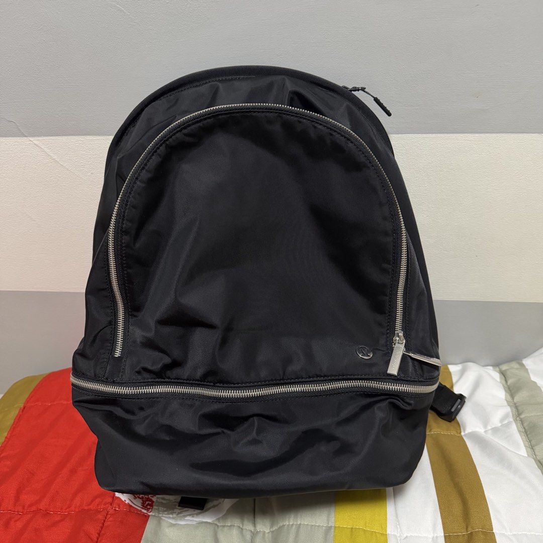 Lululemon City Adventurer Backpack 20L (Black) (Category: Luxury Bags & Wallets) located in Quezon City. Submitted by soohthings (Listing ID 1466535241, Image 1). Description: - standard size (20L) - lots of compartments! - used just twice - bought in US.