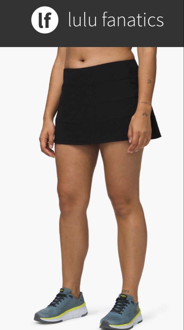 Lululemon Pace Rival Skirt dot 4 (Category: Activewear) located in Iba. Submitted by xooperfindslb (Listing ID 1466388064, Image 2). Description: Lululemon Pace Rival Skirt Dot 4 Color: black As new condition No issue.