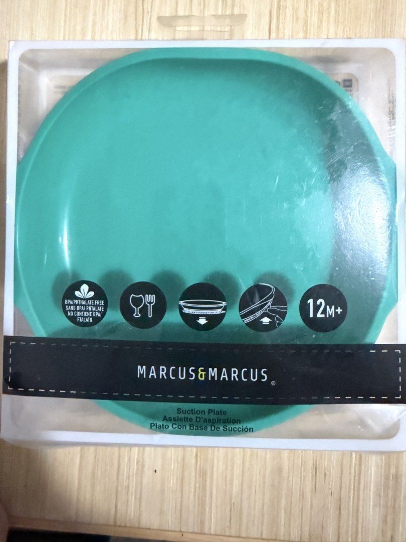 Marcus & Marcus Suction Plate Ollie (Category: Weaning & Toddler Feeding) located in Bocaue. Submitted by graceeshoppe (Listing ID 1466560528, Image 1). Description: - Brand new in box, unopened Marcus & Marcus green suction plate - Ideal for babies 12 months and older - Strong suction base keeps the plate securely in place during meals - Made of safe, food-grade silicone rubber (BPA & phthalate-free) - Withstands extreme temperatures from -20°C 