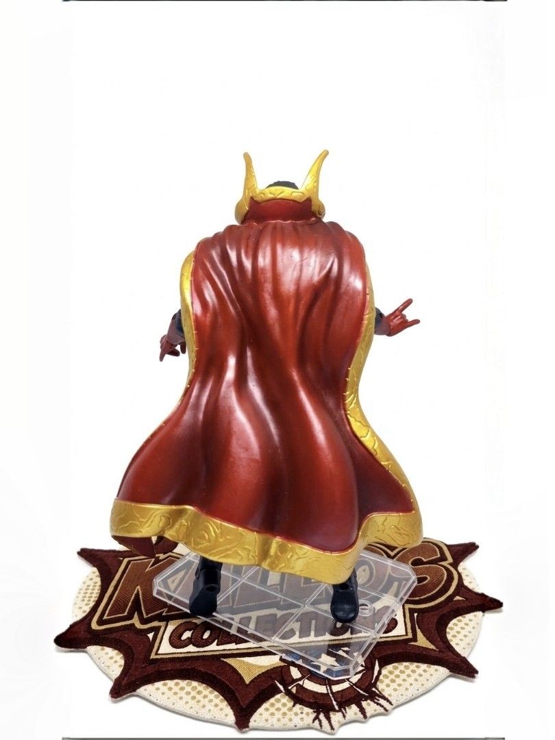 Marvel Legends Doctor Strange (Category: Figurines & Statues) located in Pasay City. Submitted by rosaireca57686 (Listing ID 1466510486, Image 2). Description: For Sale: Marvel Legends Doctor Strange (Classic Comic Version) Add this highly detailed figure to your collection! Price: ₱1,450 Condition: Loose / Pre-owned Inclusions: Marvel Legends Doctor Strange main figure Cloak of Levitation Pair of mystical magic/spell casting effects Clear action