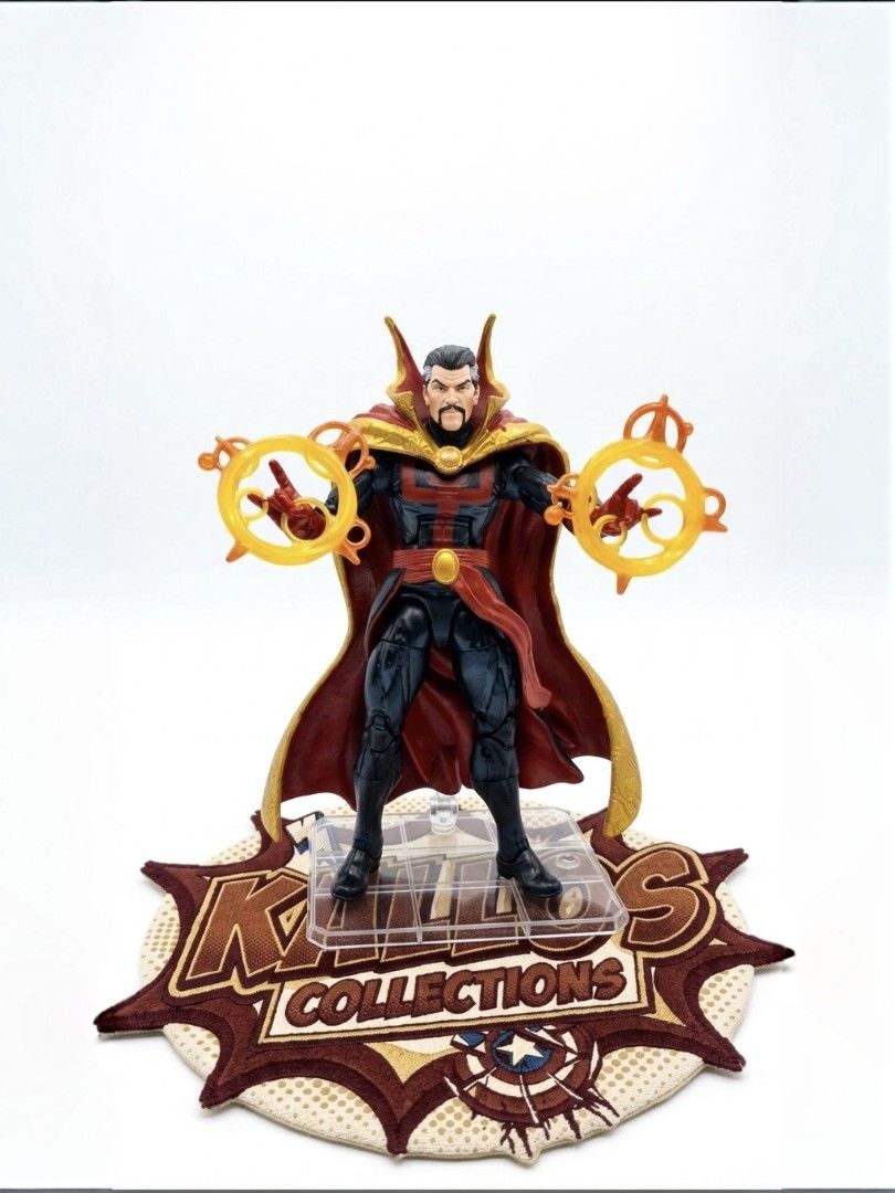 Marvel Legends Doctor Strange (Category: Figurines & Statues) located in Pasay City. Submitted by rosaireca57686 (Listing ID 1466510486, Image 1). Description: For Sale: Marvel Legends Doctor Strange (Classic Comic Version) Add this highly detailed figure to your collection! Price: ₱1,450 Condition: Loose / Pre-owned Inclusions: Marvel Legends Doctor Strange main figure Cloak of Levitation Pair of mystical magic/spell casting effects Clear action