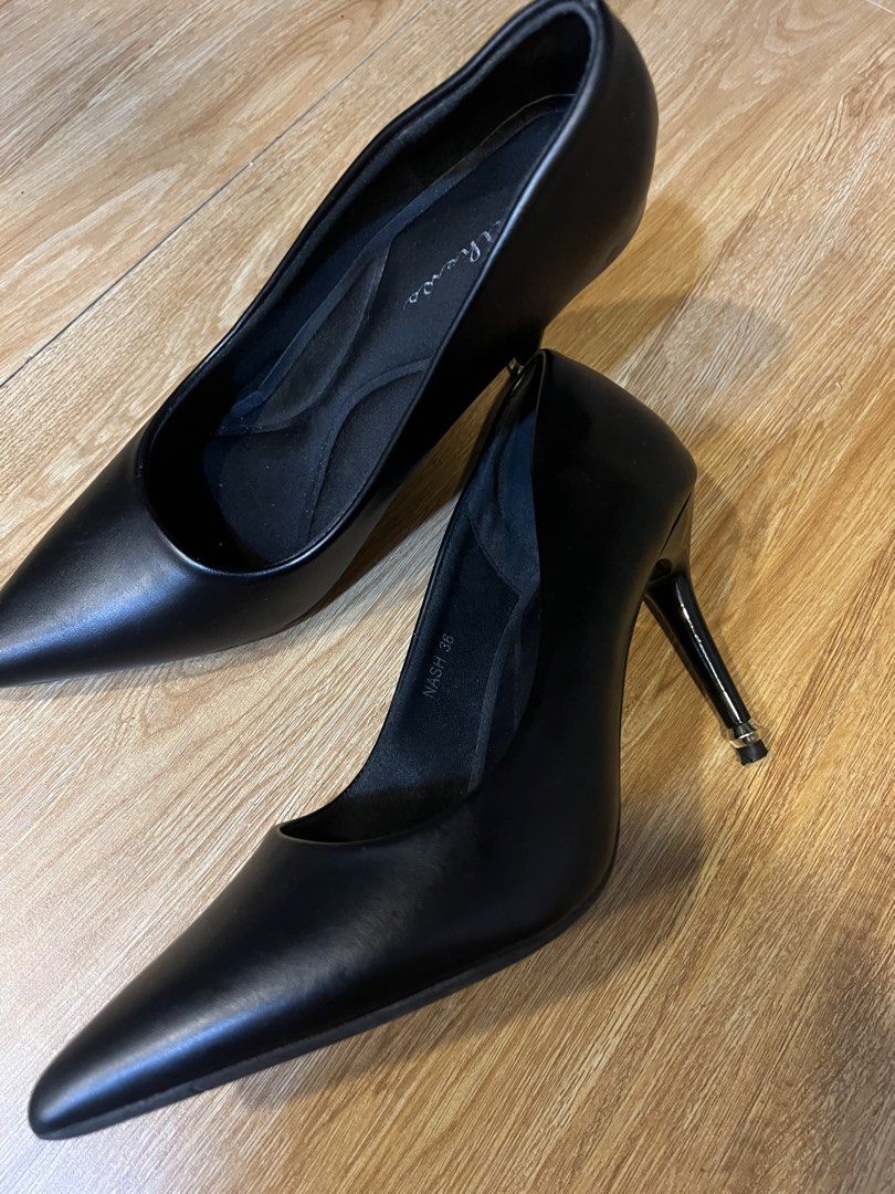 Matthews Heels pump black 36 (Category: Heels) located in Manila. Submitted by prelovedbycris_ (Listing ID 1466463078, Image 1). Description: No box, but this is like new. Size 36.