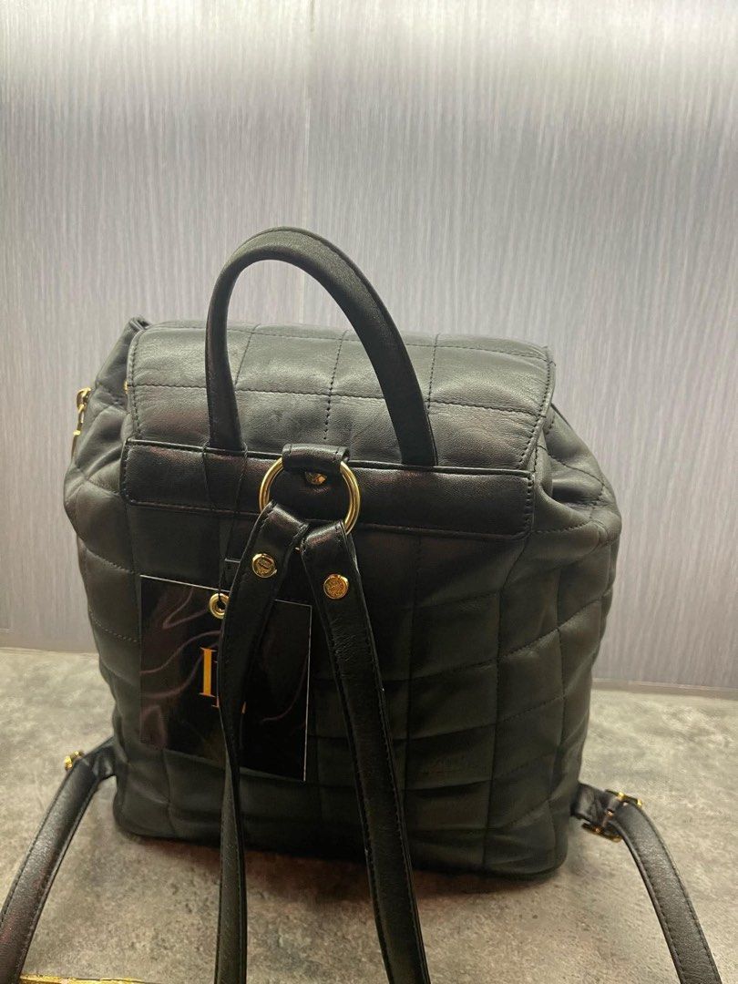 MCM Backpack (Category: Luxury Bags & Wallets) located in Tarlac. Submitted by rizasdeclutteringonline2 (Listing ID 1466490095, Image 2). Description: MCM Backpack Gold Hardware NO cracks/butas All goods Bought this ₱8,000 and selling it for ₱6,000 and still negotiable. Please wag po baratin okay ang item. God Bless everyone .