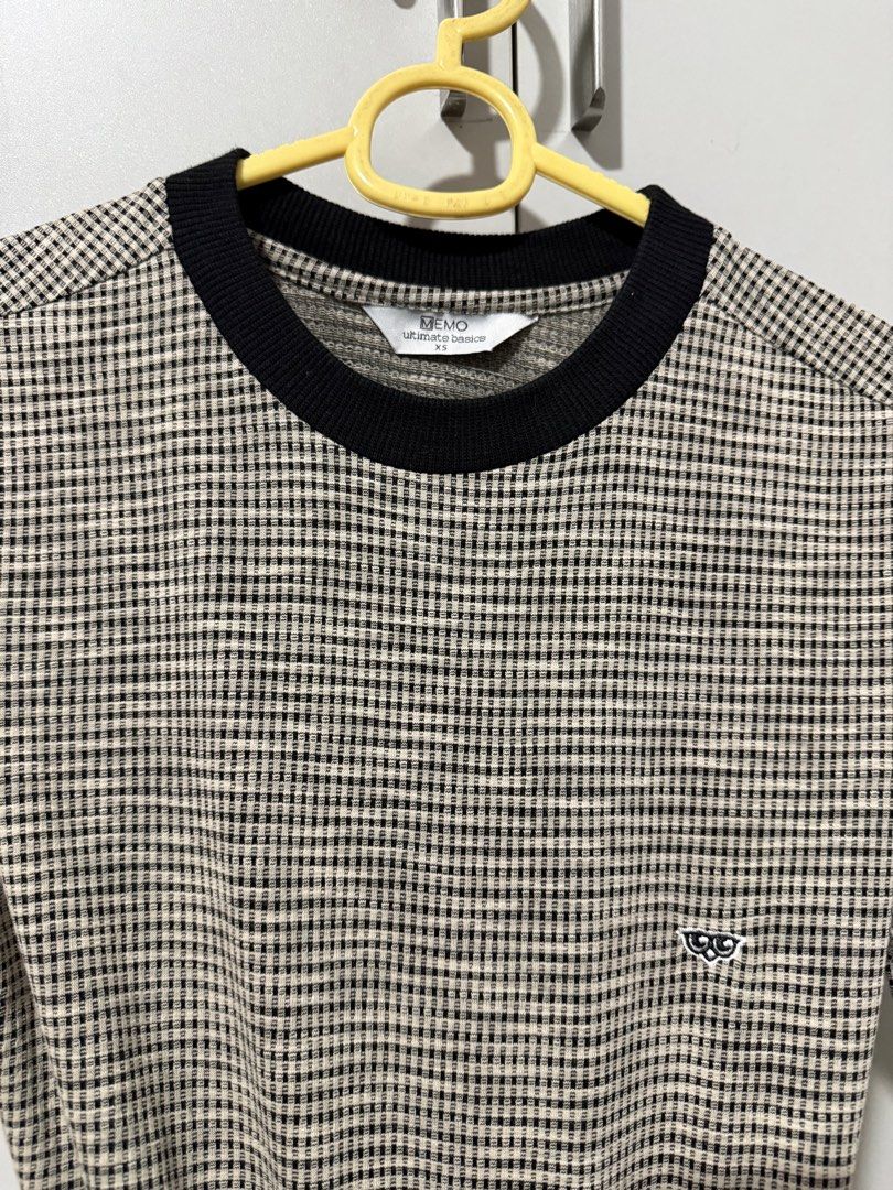 MEMO Ultimate Basics Checkered Ringer T-Shirt XS (Category: Shirts) located in Manila. Submitted by mpt99876 (Listing ID 1466523365, Image 2). Description: .