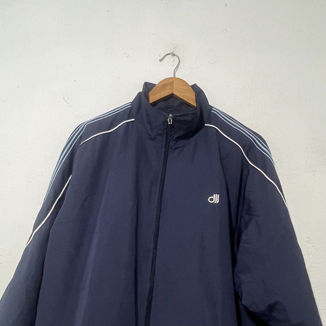Men's Blue Jacket [XL] (Category: Coats, Jackets and Outerwear) located in Quezon City. Submitted by jpsstore (Listing ID 1466458216, Image 2). Description: Size: XL Width: 26" Length: 29" Sleeve: 26" MOP: Gcash SHIPPING: J&t | Lalamove .