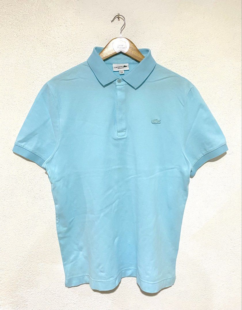 Men’s Lacoste Polo Shirt (Category: Tshirts & Polo Shirts ) located in Goa. Submitted by dandd_thrift_goods (Listing ID 1466518854, Image 1). Description: ▪️ SIZE ON TAG: XL ▪️DIMES: Length 28.5| Width 21 ▪️COLOR RATE: 10/10 ▪️CONDITION: 9/10 ▪️ISSUE: Distress .