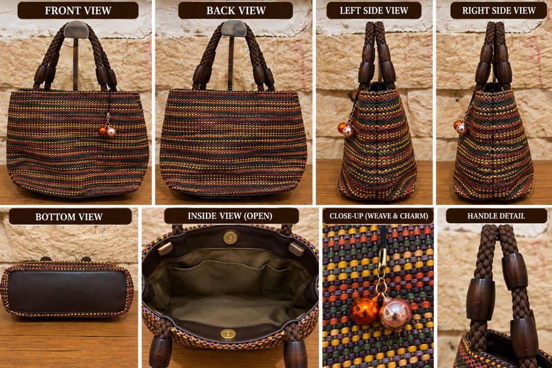 mesh handbag L8x10 (Category: Shoulder Bags) located in San Fernando. Submitted by japansurpluselyu (Listing ID 1466488925, Image 1). Description: .