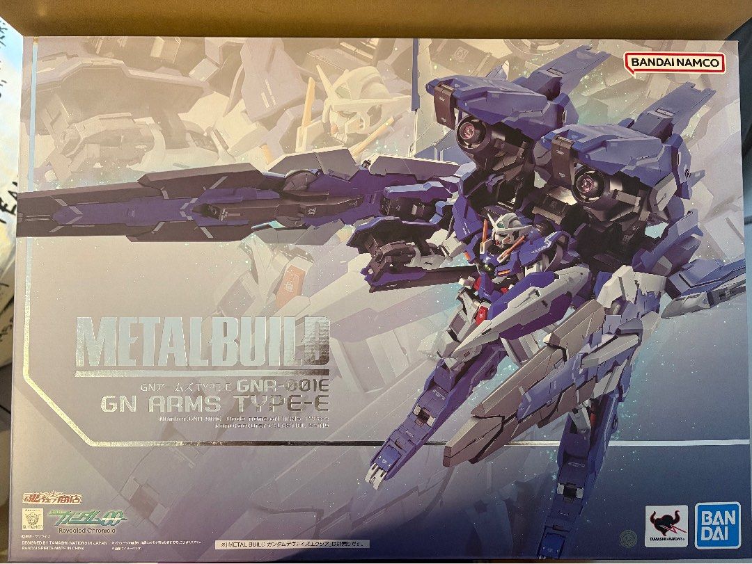 Metal Build GN Arms Type-E （分類：高達及模型組合）位於 Hong Kong。 由 sun510 提交（商品編號 1466452574，圖片 1）。簡介： MRTAL BUILD GN ARMS TYPE-E 啡盒有損 內盒冇事 見圖 只係上手交收check 件 冇玩過 。