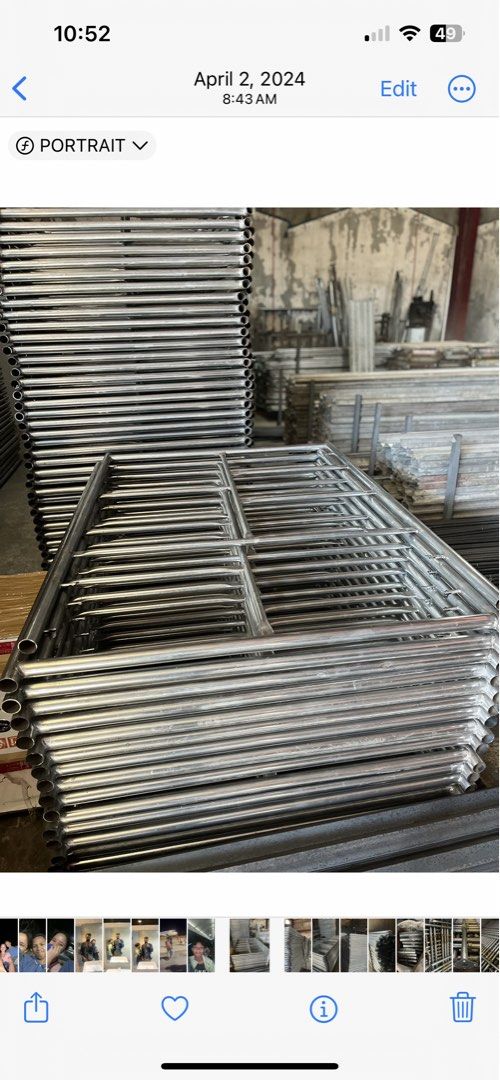 Metal Scaffolding Frames and Pipes Bulk Stock (Category: Construction & Building Materials) located in Valenzuela. Submitted by jp_construction15 (Listing ID 1466405501, Image 1). Description: FORMWORKS & SCAFFOLDING SET FOR SALE Free delivery w/minimum qty. S20 & S40 are available Inclusion •2 H frame •2 crossbrace •4 Joint pin AVAILABLE FORMWORKS ITEMS ⚙️ GI PIPES ⚙️ H-Frame Set ⚙️ H-Frame ⚙️ Cross Brace ⚙️ Joint Pin ⚙️ Shoring Jack ⚙️ U-Head J