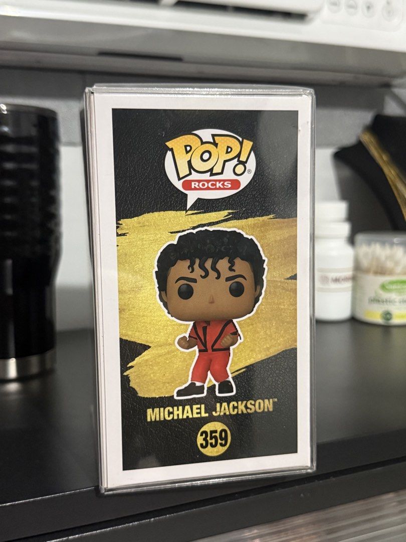 Michael Jackson Funko Pop (Category: Action & Battle Toys) located in Quezon City. Submitted by retroworldph (Listing ID 1466358789, Image 2). Description: Michael Jackson #359 1500 firm With protector.