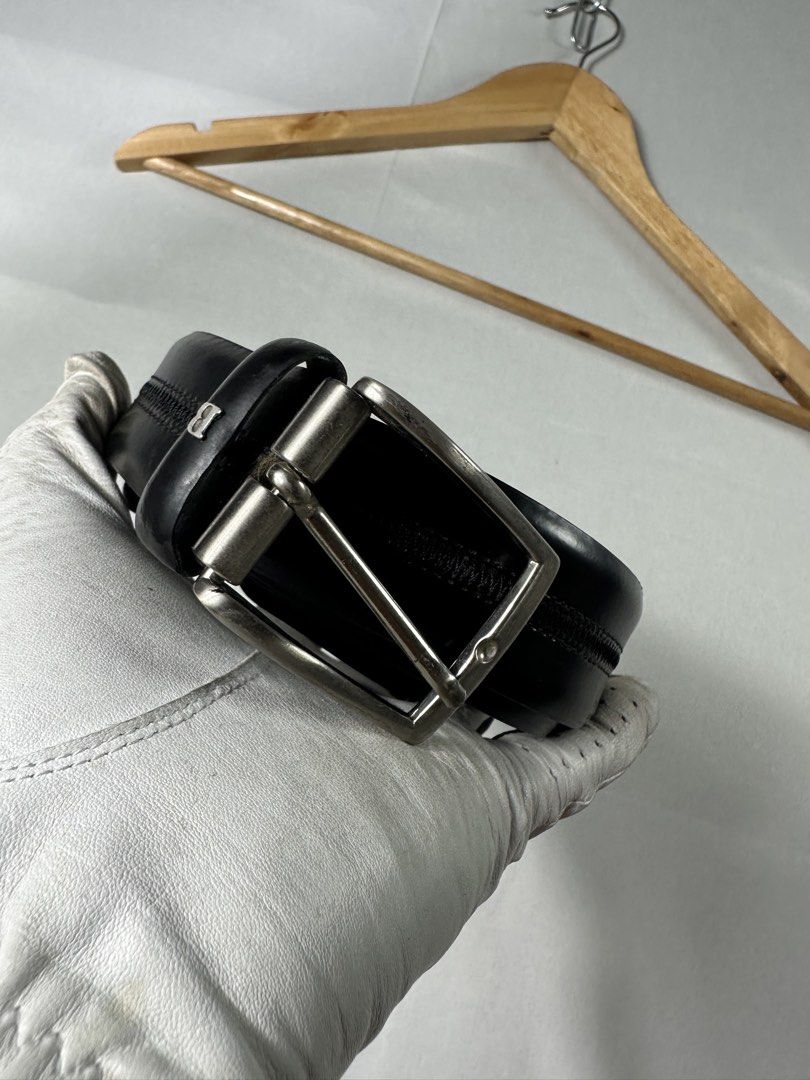Miguel Bellido Black Leather Belt (Category: Belts) located in Cabanglasan. Submitted by thefashiongarage.co (Listing ID 1466364366, Image 3). Description: Title - Miguel Bellido Model/Name - Size on Tag - 36 Conditiion - Excellent Condition with minimal scractches Dimension (WxLxH) - Category- Formal/Casual Fitting - Made in - Spain Material - Leather Color - Black Design - Simple Buckle Year - Inclusion - None Note - All sales are final, Please