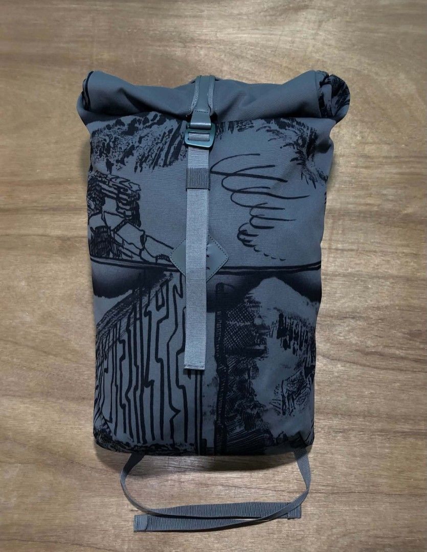 Milican Blank Canvas Roll Top Backpack (Category: Backpacks) located in Santa Rosa. Submitted by D__OutdoorGear_Etc._24 (Listing ID 1466386908, Image 2). Description: For Sale - Milican Blank Canvas Rolltop Backpack - Normal signs of usage,Still in Verygood to Excellent Condition! - No issue!- just signs of usage only,like a mild sticky of PU coating inside for waterproofing of the bag. - Color rate ~ 10/10 - Gray&Black prints - Fabric - Sustaina