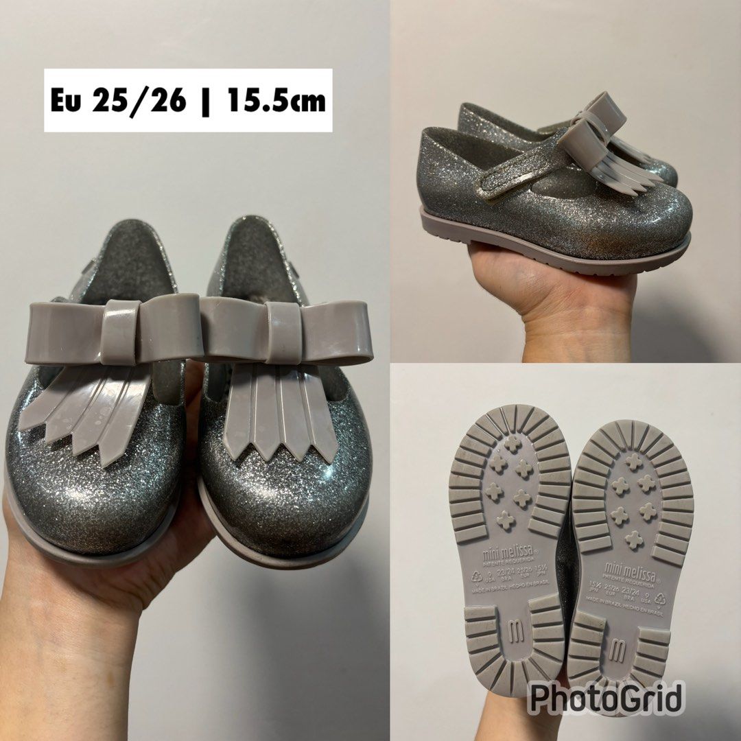 Mini melissa (15.5cm) (Category: Babies & Kids Fashion) located in Imus. Submitted by littlebooythriftstore (Listing ID 1466437755, Image 1). Description: Bacoor.
