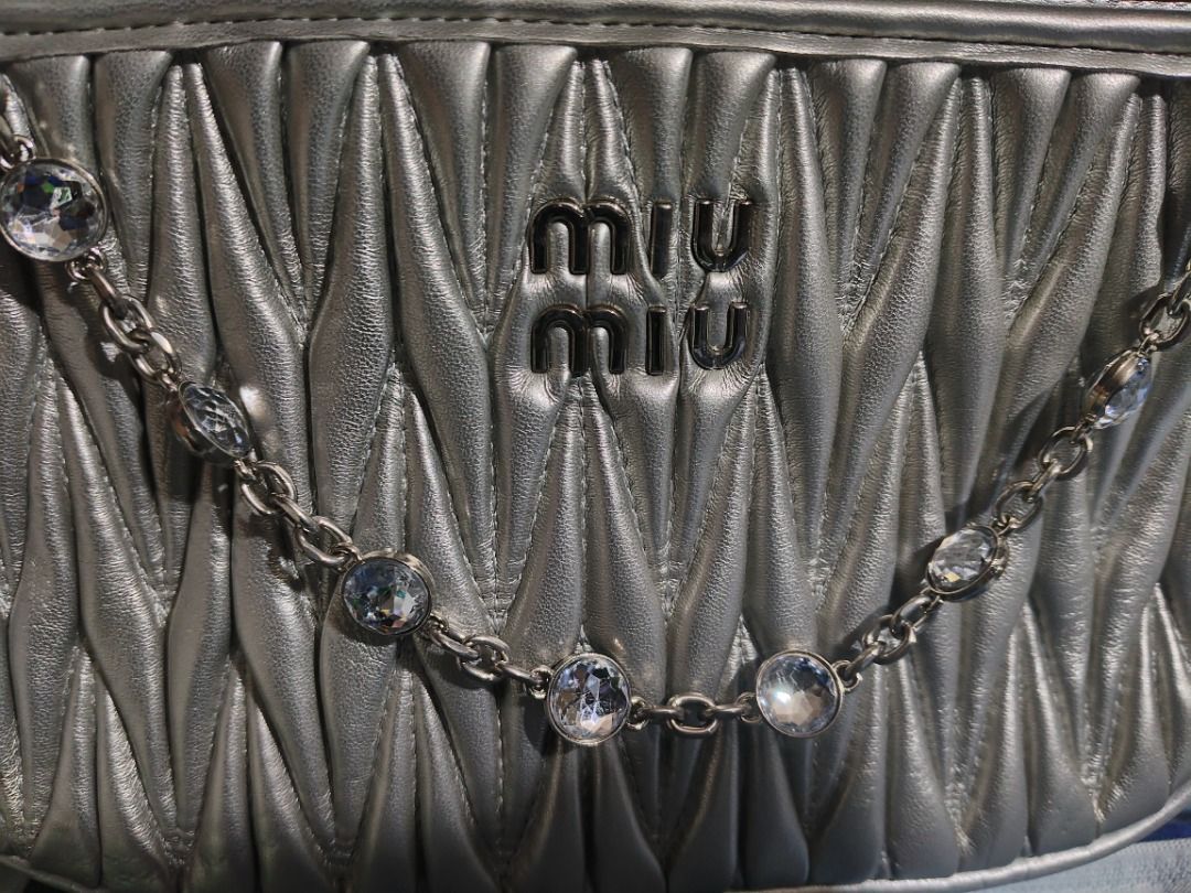 Miu Miu kili/sling bag (Category: Shoulder Bags) located in Obando. Submitted by emsky_preloved (Listing ID 1466356666, Image 2). Description: Good as new Miu Miu kili bag. Also include sling. .
