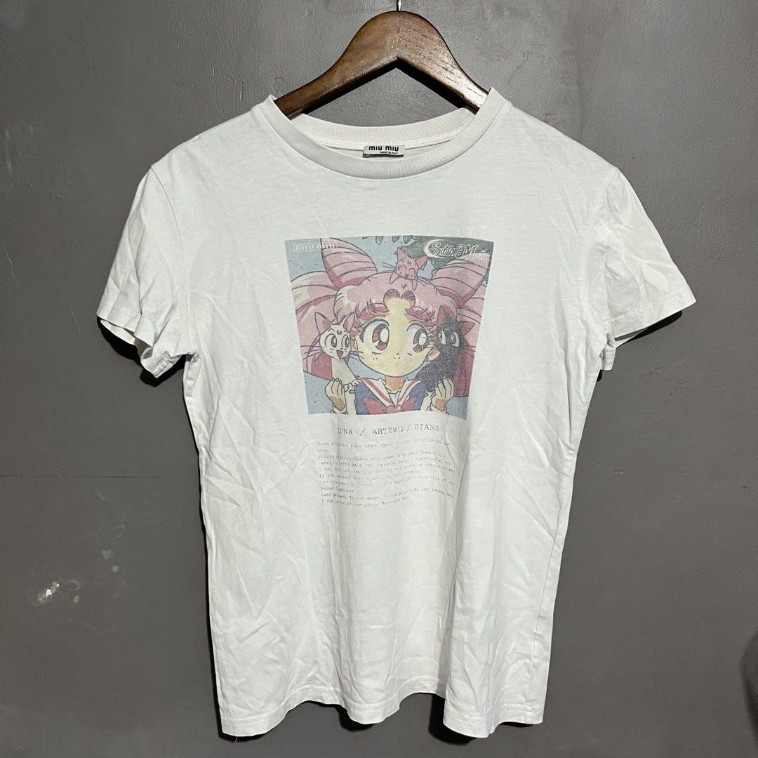 Miu Miu Sailor Moon baby tee (Category: Shirts) located in Calauan. Submitted by randomthrift.womens (Listing ID 1466354880, Image 1). Description: .