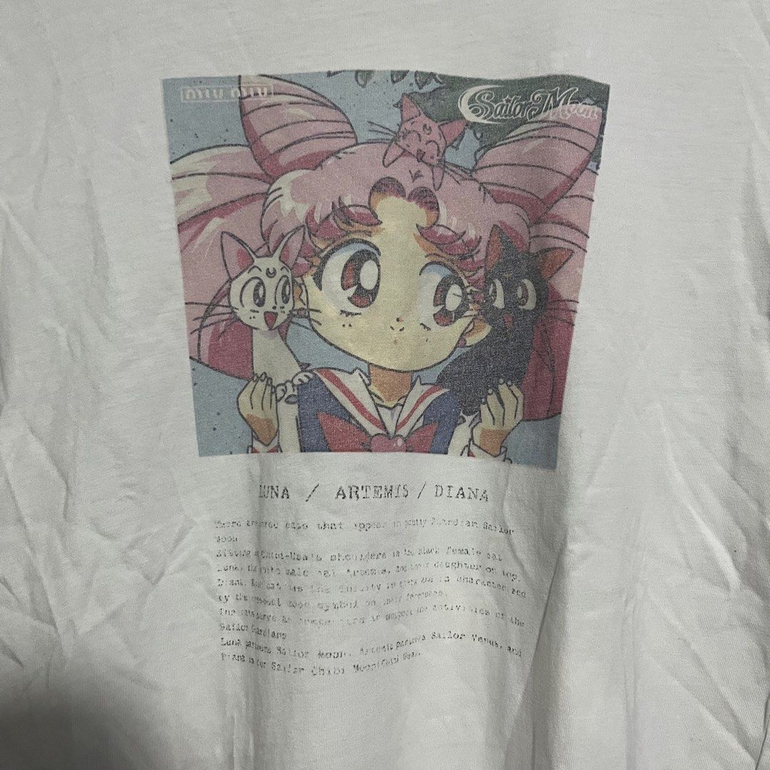 Miu Miu Sailor Moon baby tee (Category: Shirts) located in Calauan. Submitted by randomthrift.womens (Listing ID 1466354880, Image 2). Description: .