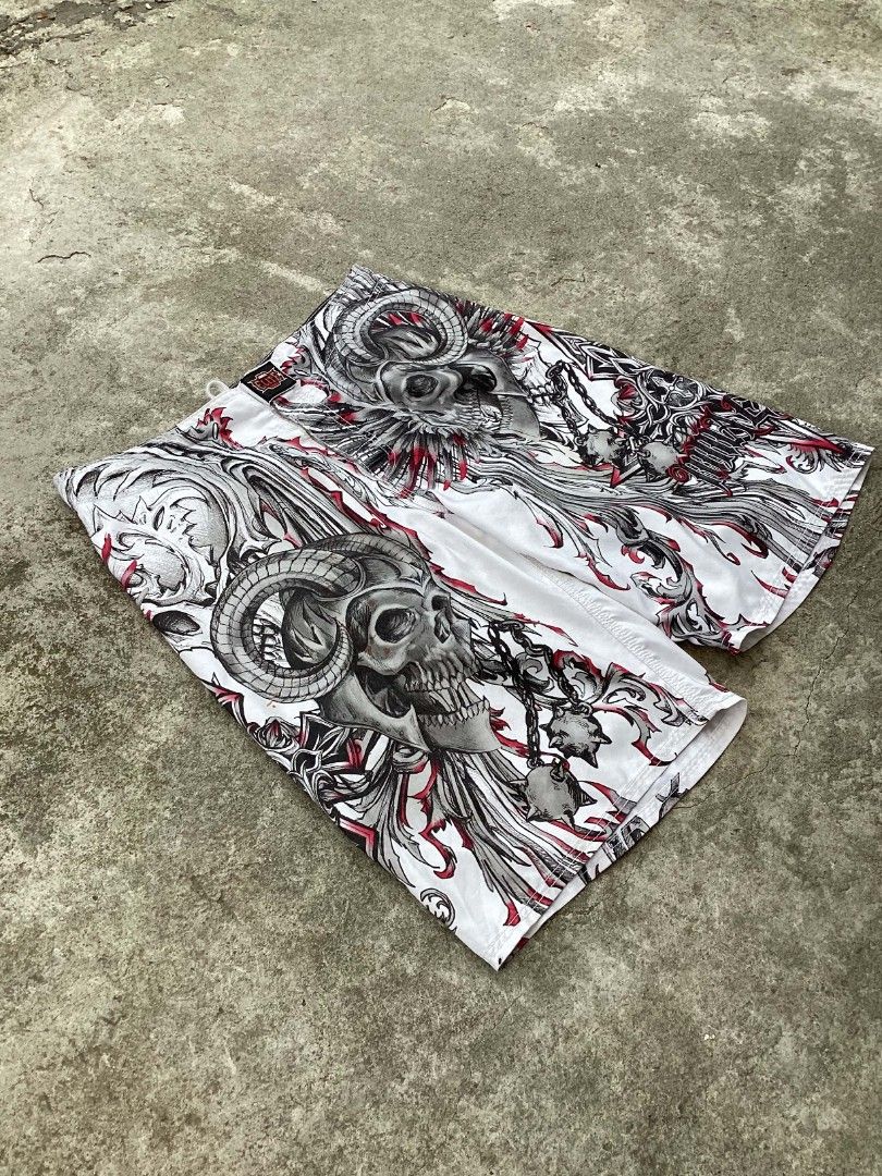 MMA Elite Boardshorts (Category: Shorts) located in Balanga. Submitted by archivefine_ds (Listing ID 1466458833, Image 3). Description: MMA Elite Boardshorts 9/10 condi, may red stains pero bumagay naman sa design w 34 L 23 450+sf.