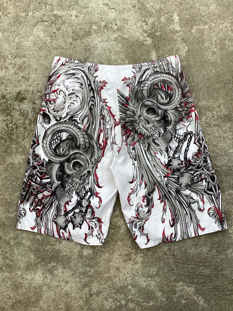 MMA Elite Boardshorts (Category: Shorts) located in Balanga. Submitted by archivefine_ds (Listing ID 1466458833, Image 2). Description: MMA Elite Boardshorts 9/10 condi, may red stains pero bumagay naman sa design w 34 L 23 450+sf.