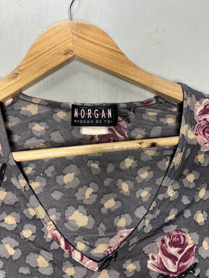 Morgan de toi (Category: Others Tops) located in Catbalogan. Submitted by wayndsyclee. (Listing ID 1466423321, Image 3). Description: Morgan de toi Excellent condi Issue minimal asa pic po Bukod donwalana Size xs or small Dimes:w14/L21.