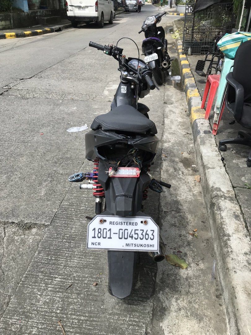 Motorcycle project/for repair no papers-running condition (Category: Motorbikes for Sale) located in Manila. Submitted by solomonjer11093 (Listing ID 1466357434, Image 2). Description: MOTORCYCLE FOR SALE – PROJECT / FOR REPAIR .hindi kailangan susi pwedi paandarin • Gumagana ang makina • May issue sa throttle, kailangan ipa-check/repair • Walang available na papers/documents • Selling AS IS, WHERE IS • Ideal for project/repair or parts • Buyer i
