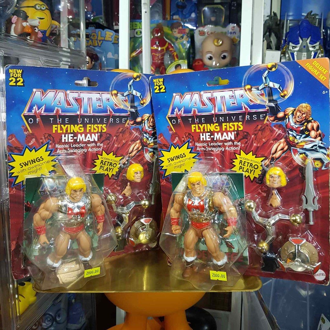 MOTU Flying Fists HE-MAN (Category: Figurines & Statues) located in Quezon City. Submitted by treshermanasonlineshoppe (Listing ID 1463691510, Image 1). Description: 📌 Please Read Before Messaging: I appreciate serious buyers only. ❗ No lowballers – prices are already reasonable. ❗ No excessive questions – if you’re not ready to buy, please don’t waste time. ❗ All photos are posted – kindly refrain from asking for more. ❗️ Pass sa puro kwento at