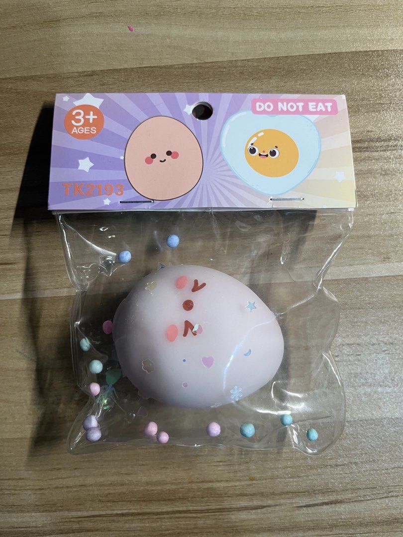 MR DIY Egg Squishy Toy (Category: Kids Toys) located in Makati City. Submitted by woniniwoo (Listing ID 1466454843, Image 1). Description: have multiple stocks loc: baguio.