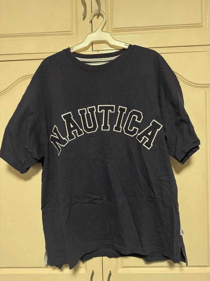Nautica Oversized Shirt (Category: Tshirts & Polo Shirts ) located in Paranaque City. Submitted by nixcited (Listing ID 1466357790, Image 1). Description: Nautica Navy Blue Size Medium Width: 24” Length: 27” (Front), 28.5” (Back) P1500 .