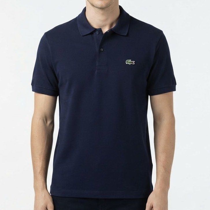 Navy Blue Lacoste Polo Shirt (Category: Formal Shirts) located in Bacolod City. Submitted by micojuele68583 (Listing ID 1466479900, Image 2). Description: Size on tag: Medium| Dimes: 22x28 Authentic/Orig/Legit Color rate 9/10 condition: Great Loc: Bacolod Negros Occ 6100.