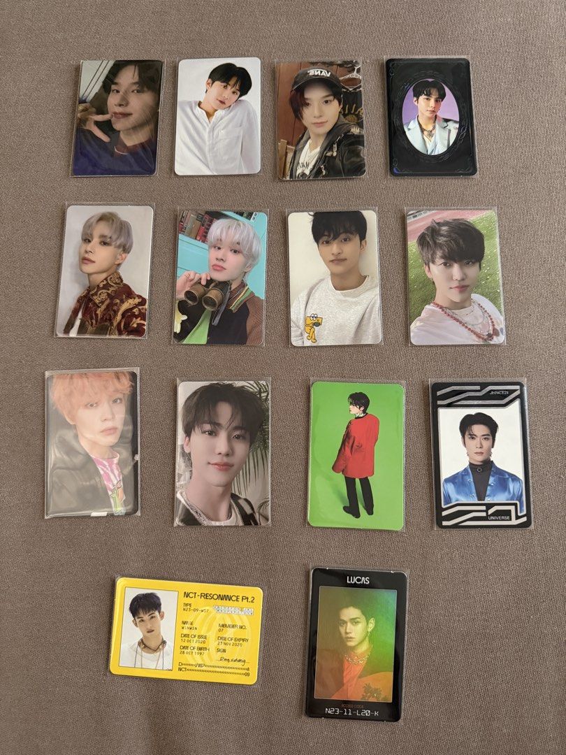 NCT photocards (Category: K-Wave Merchandise) located in Las Pinas. Submitted by thealyssacloset (Listing ID 1466365454, Image 1). Description: .