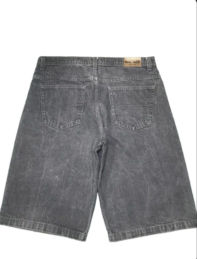 Y2K NEO BLUE JORTS (Category: Shorts) located in Davao. Submitted by rnrph (Listing ID 1466539851, Image 3). Description: NB JORTS 36 INCH ON TAG DIMES: WAIST - 38 INCH LENGTH - 26 INCH LEG OPENING - 12 INCH ISSUE: BACK TAG WASAK DIN CLAIM - 300.