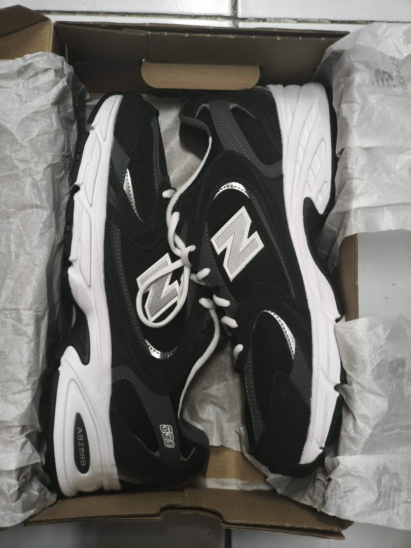 New Balance 530 Black (Category: Sneakers) located in Marikina City. Submitted by renzo. (Listing ID 1466431239, Image 1). Description: - Brand: New Balance 530 - Color: Black and White with silver accents - Condition: Brand new, zero wear, fresh out of the box - Features: Classic chunky runner design, breathable mesh upper, and ABZORB midsole cushioning - Inclusions: White laces, original branded tissue paper, and shoe box.