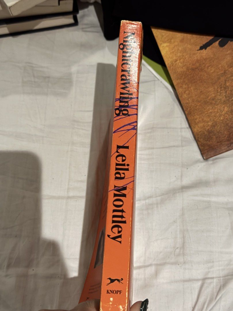 Nightcrawling by Leila Mottley Novel Paperback (Category: Storybooks) located in Makati City. Submitted by 099baby (Listing ID 1466526937, Image 2). Description: Nightcrawling by Leila Mottley 🤍Condition: pages are clean with no writing or highlighting 🤍Flaws: Minor shelf wear on edges/corners, small sticker residue on the back, creased spine Description: Kiara and her brother, Marcus, are scraping by in an East Oakland apartment complex optimi
