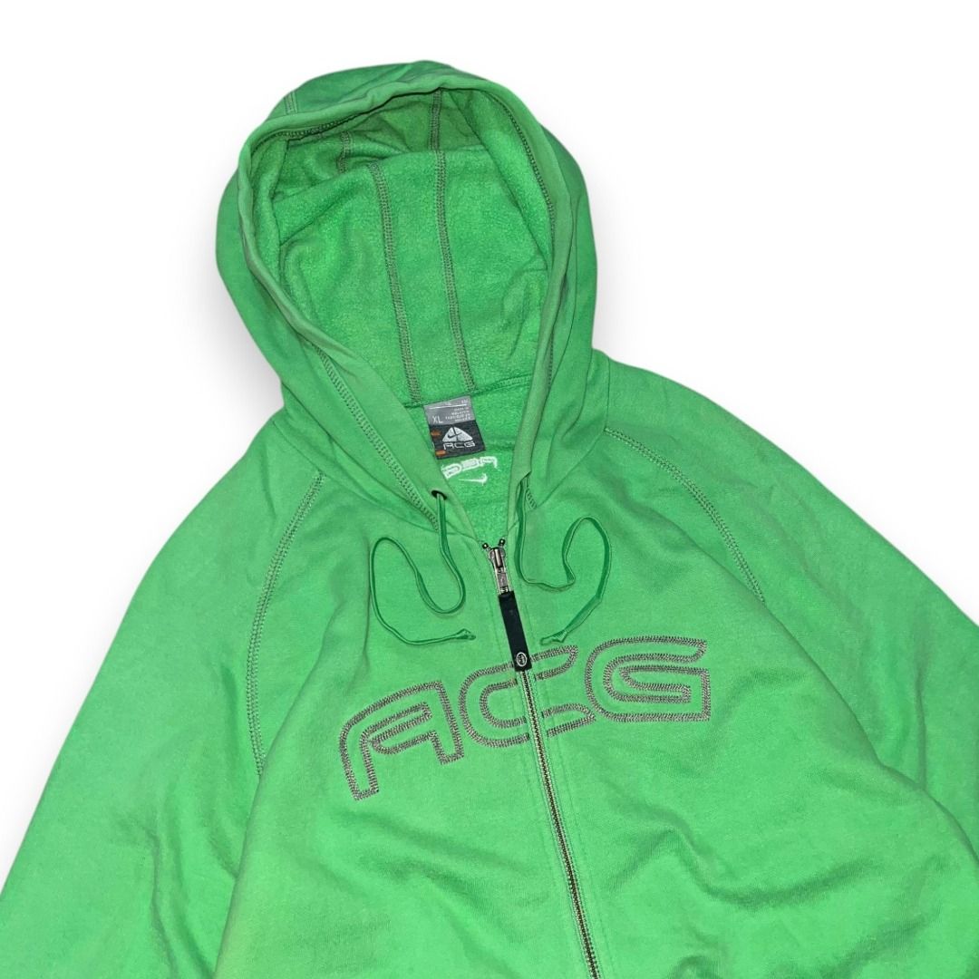 NIKE ACG LIGHT GREEN FULLZIP HOODIE (Category: Coats, Jackets and Outerwear) located in Quezon. Submitted by ejay.thrift.clothes (Listing ID 1466474199, Image 2). Description: FREE SHIPPING XL 23 X 30 NO ISSUE COLOR RATE: 9/10 EXCELLENT CONDITION FRESHLY WASHED READY TO WEAR # 535.