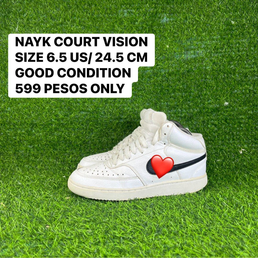 Nike court vision (Category: Sneakers) located in San Fernando. Submitted by sapatusannisean (Listing ID 1466423752, Image 1). Description: .